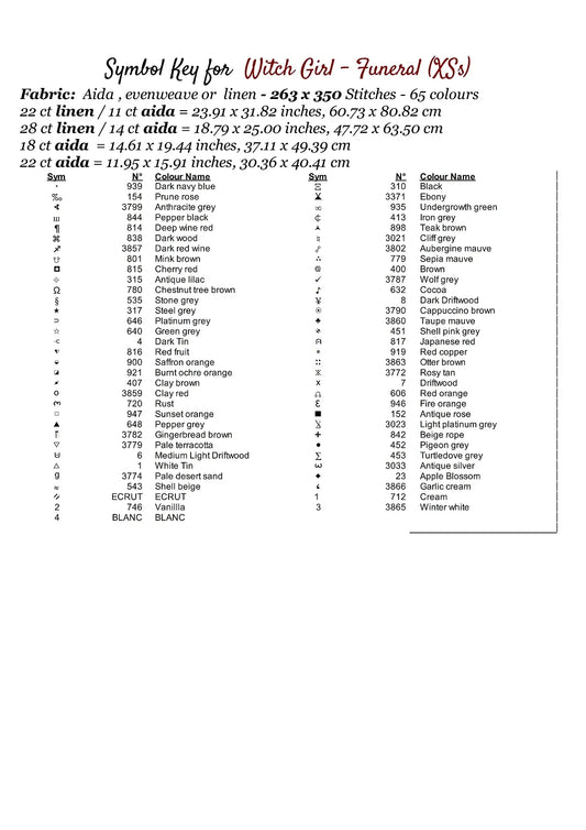 Witch Girl - Funeral patterns are expertly created from art by Thanh Nguyen under Public Domain CC0 license