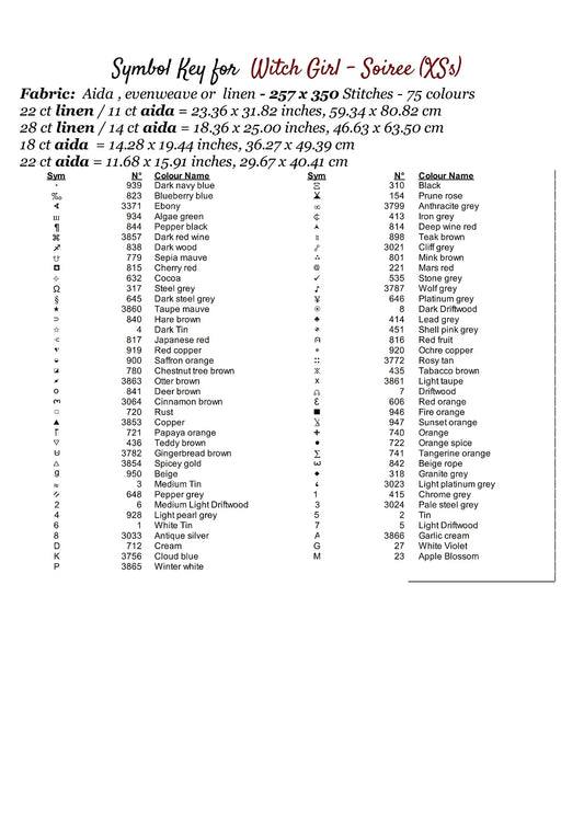 Witch Girl - Soirée patterns are expertly created from art by Thanh Nguyen under Public Domain CC0 license