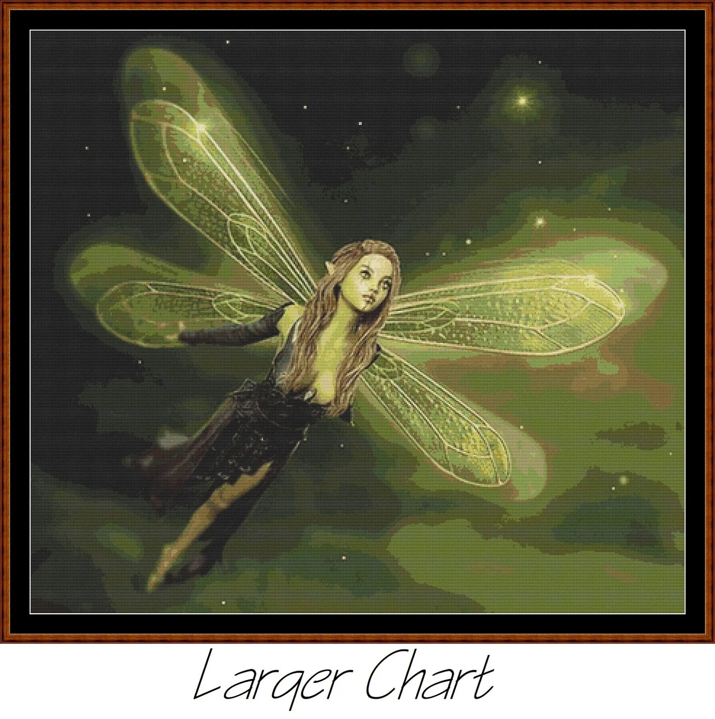 Little Green fairy patterns are expertly created from art by Stefan Keller (Kellepics) under Public Domain CC0 license