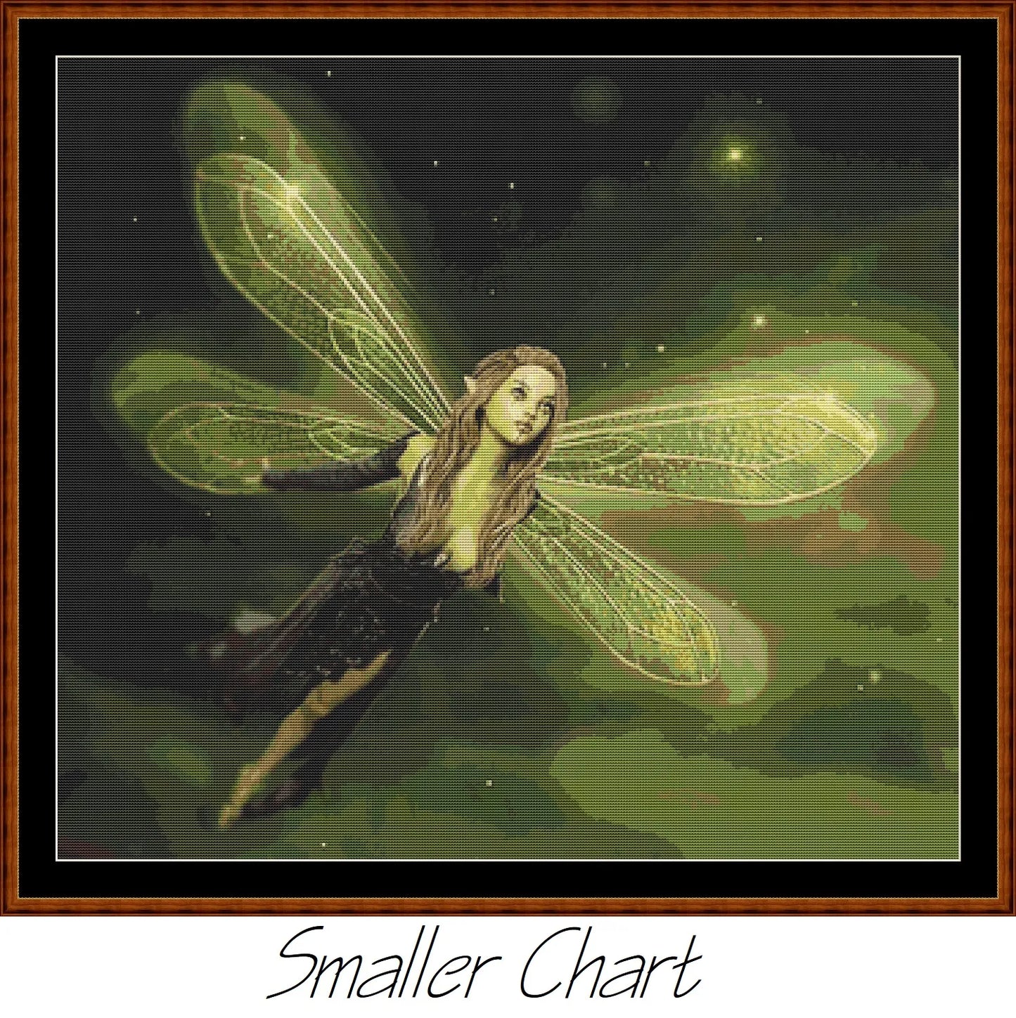Little Green fairy patterns are expertly created from art by Stefan Keller (Kellepics) under Public Domain CC0 license