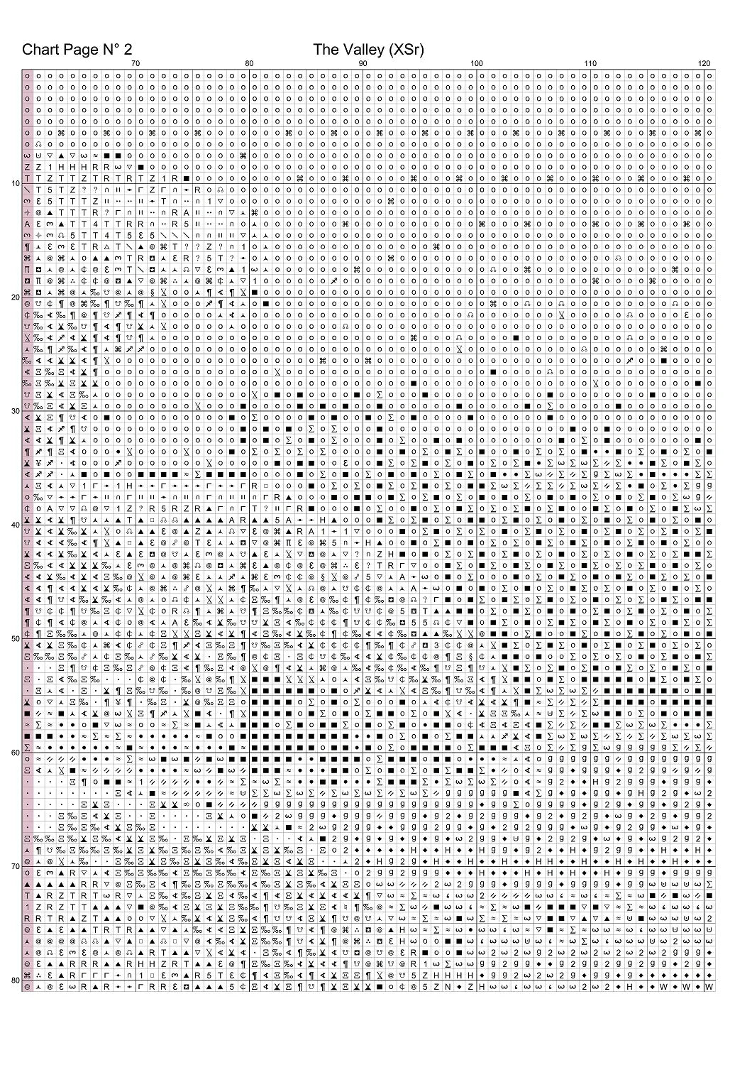 The Valley patterns are expertly created from art by Alan Frijins The Valley is a fantasy scene pattern that comes as a full coverage pattern with no back-stitching. Additionally, The Valley is available in 3 different design sizes - cross stitch small, regular & XL Each sale includes both B&W and colour charts