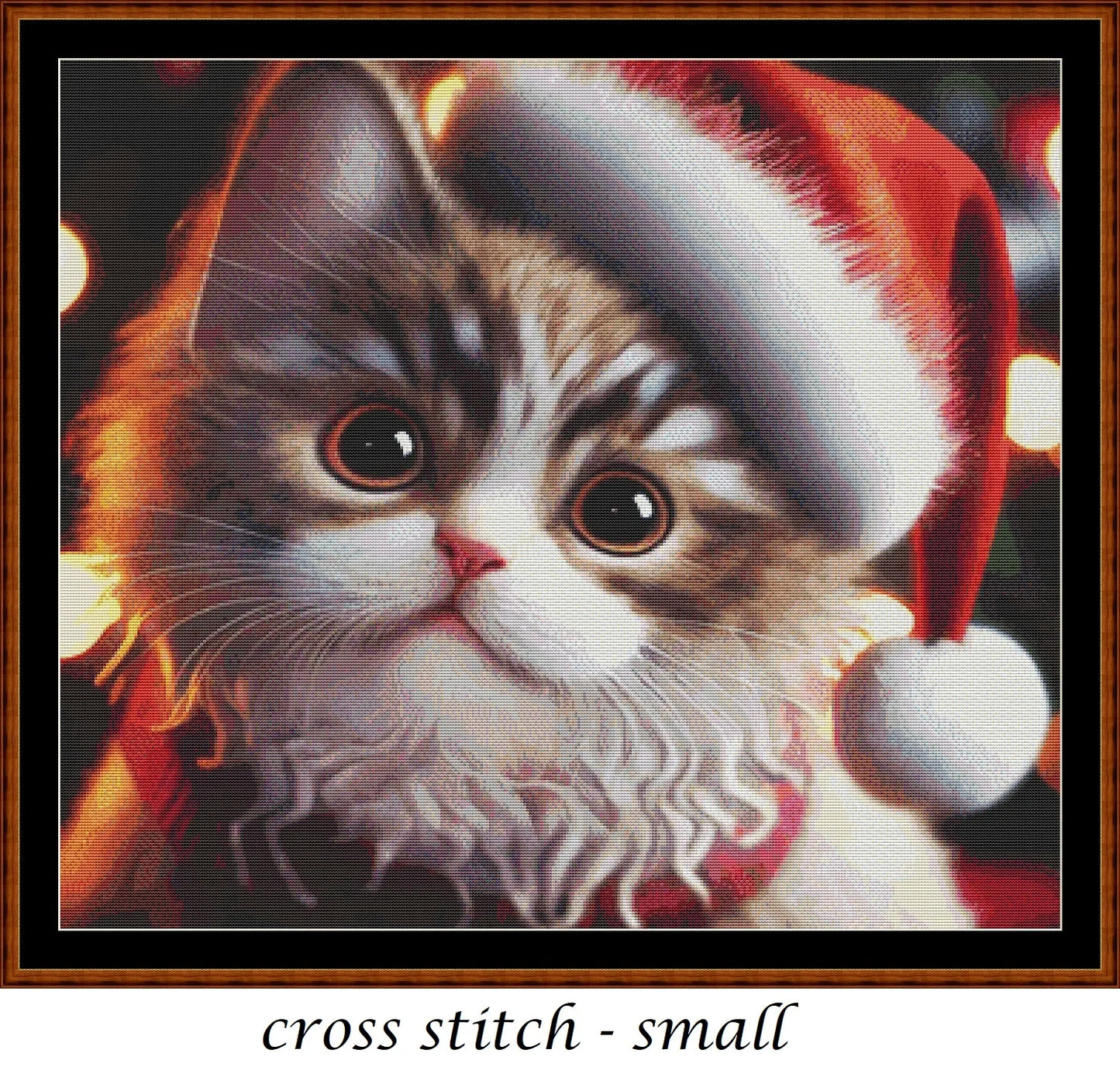 Christmas Kitty - Tabby patterns are expertly created from art by Dorothe (Darkmoon_Art) under Public Domain CC0 license Christmas Kitty - Tabby is a cute seasonal cat pattern