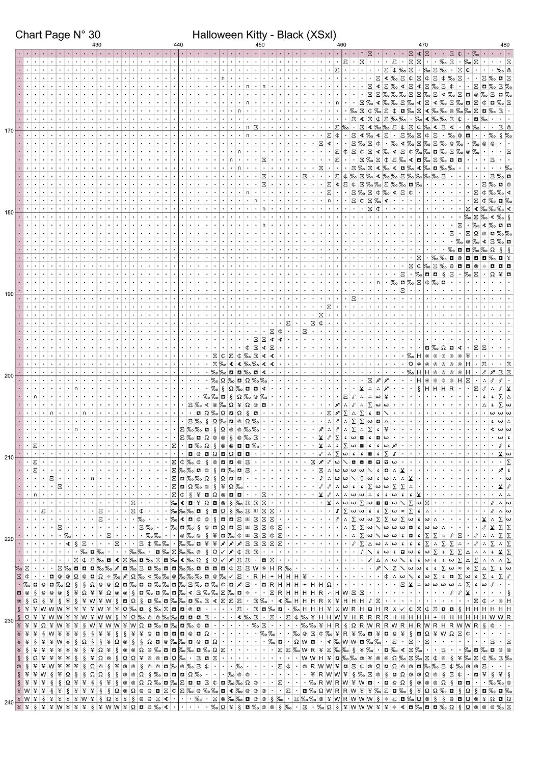 Halloween Kitty - Black patterns are expertly created from art by DC Williams under Public Domain CC0 license Halloween Kitty - Black is a cute seasonal cat pattern