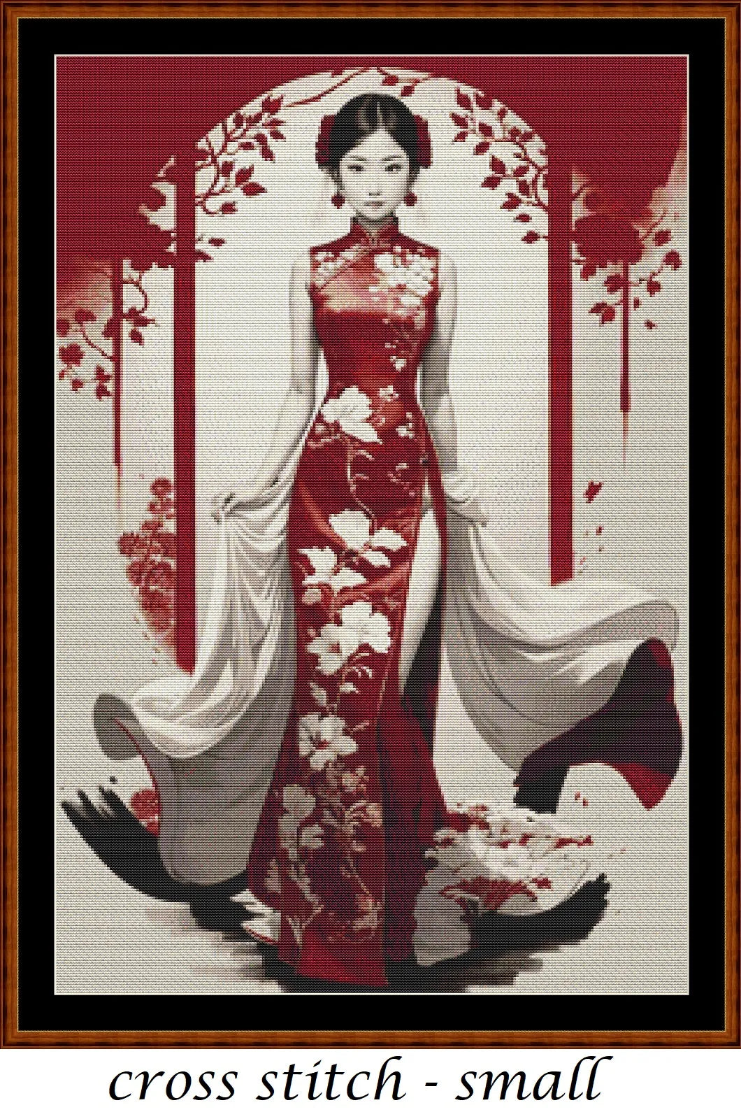 Japanese Princess patterns are expertly created from art by 1tamara2 under Public Domain CC3 license