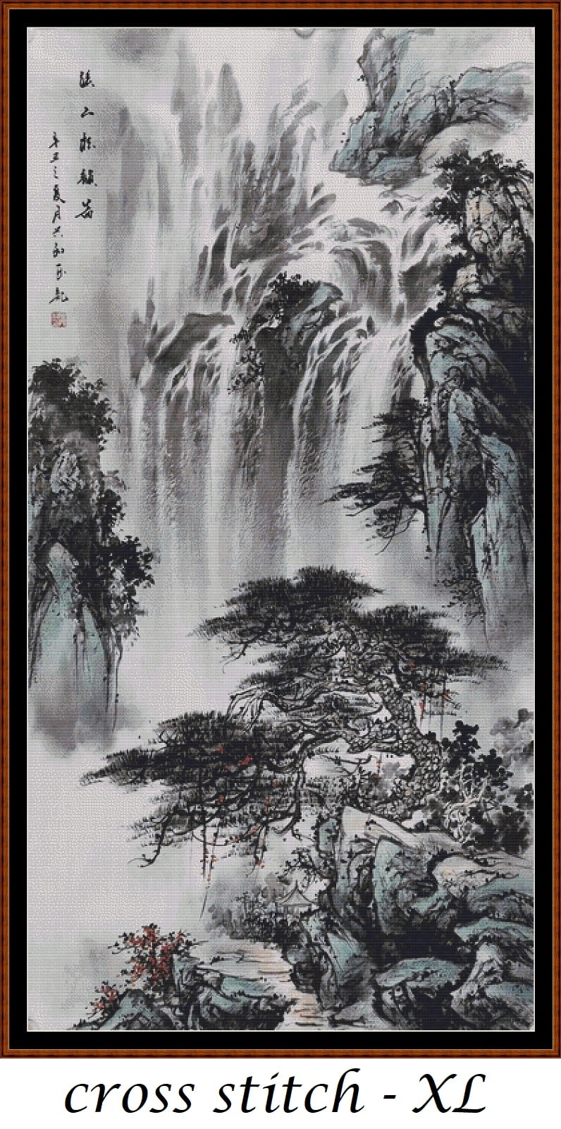 Japanese Waterfall patterns are expertly created by Sam