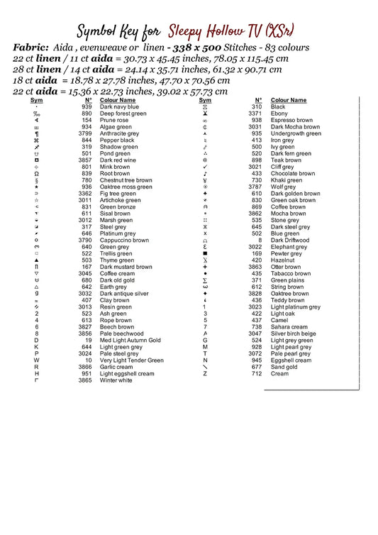 Sleepy Hollow patterns are expertly created by Sam