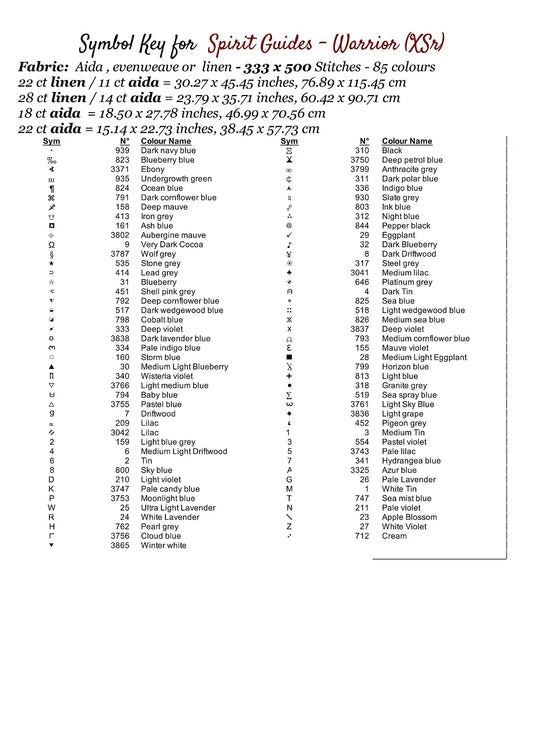 Spirit Guides - Warrior patterns are expertly created from art by Marcia Figg (warlikeone) under Public Domain CC0 license