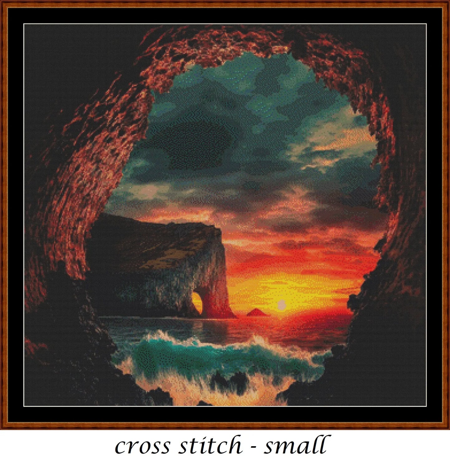 Cave Entrance 1 patterns are expertly created from art by Alan Frijins under Public Domain CC0 license
