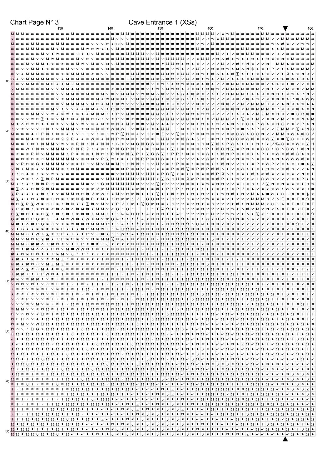 Cave Entrance 1 patterns are expertly created from art by Alan Frijins under Public Domain CC0 license