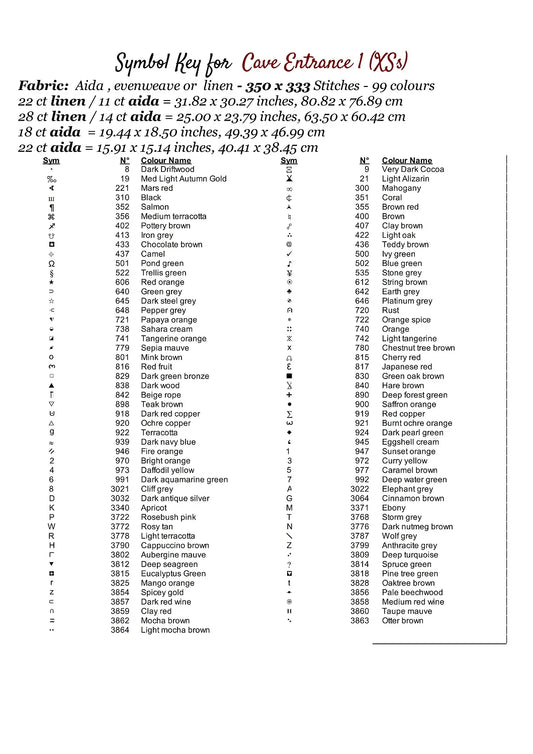 Cave Entrance 1 patterns are expertly created from art by Alan Frijins under Public Domain CC0 license