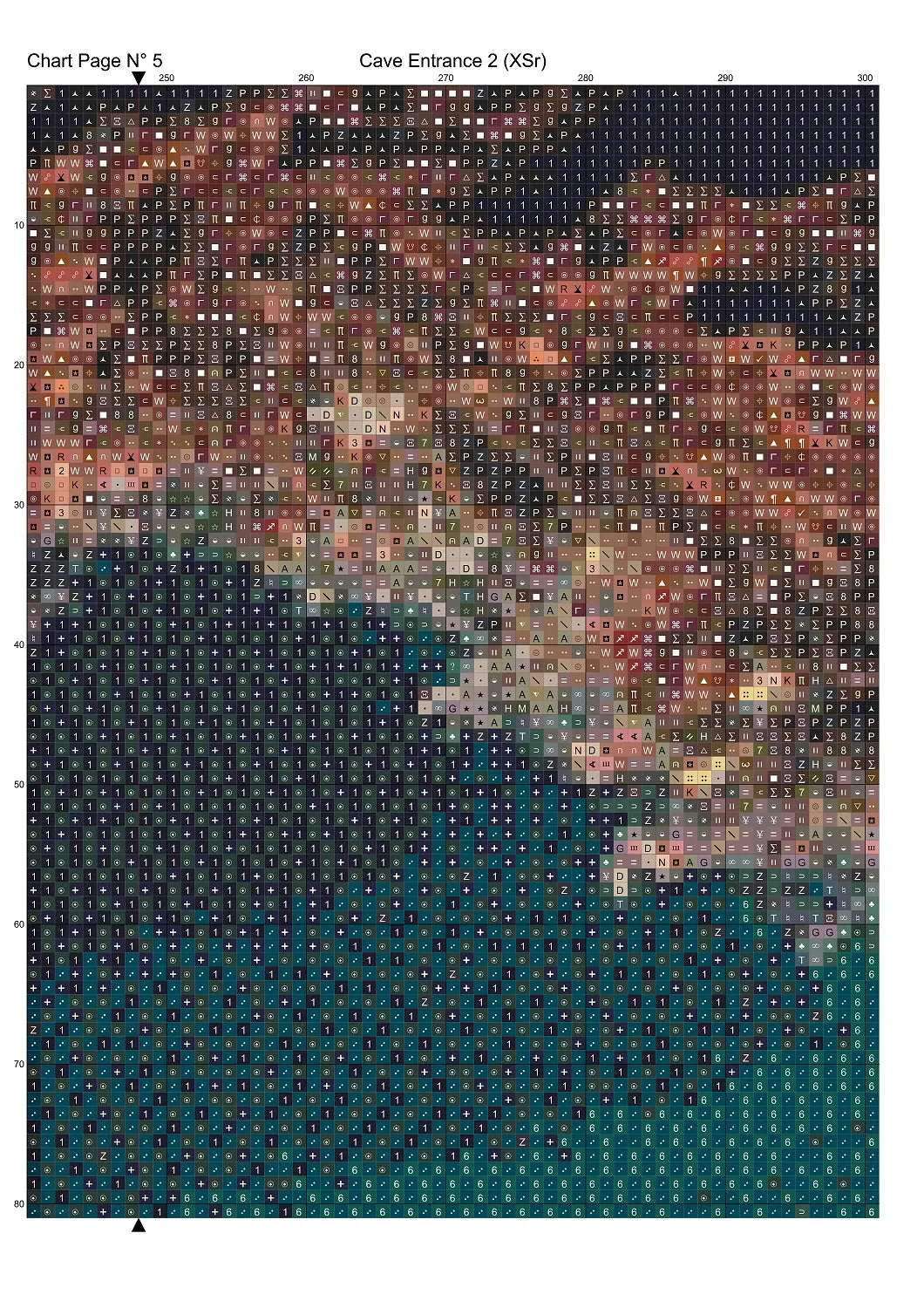 Cave Entrance 2 patterns are expertly created from art by Alan Frijins under Public Domain CC0 license