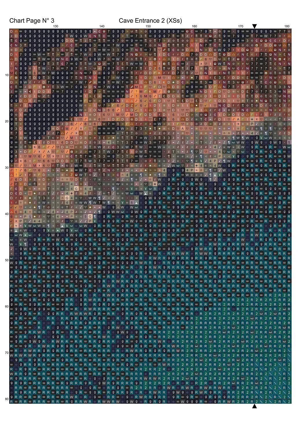Cave Entrance 2 patterns are expertly created from art by Alan Frijins under Public Domain CC0 license