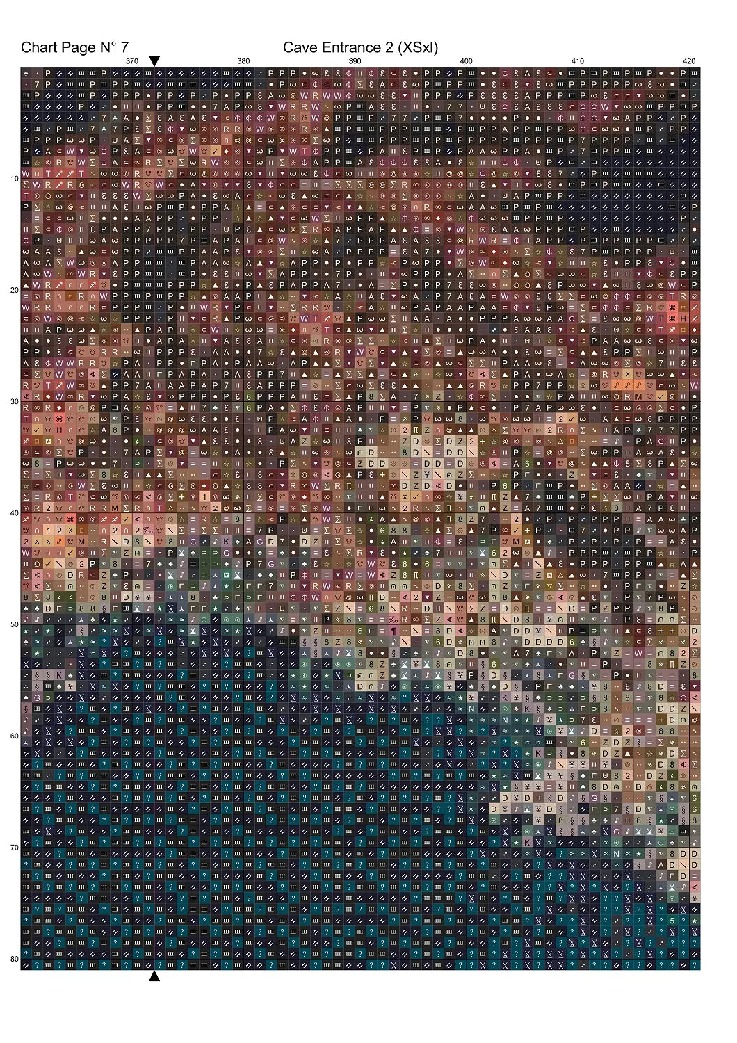 Cave Entrance 2 patterns are expertly created from art by Alan Frijins under Public Domain CC0 license