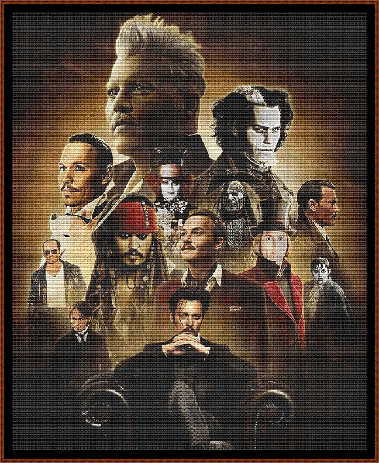 The Legend That Is... Johnny cross stitch patterns are expertly created by Sam