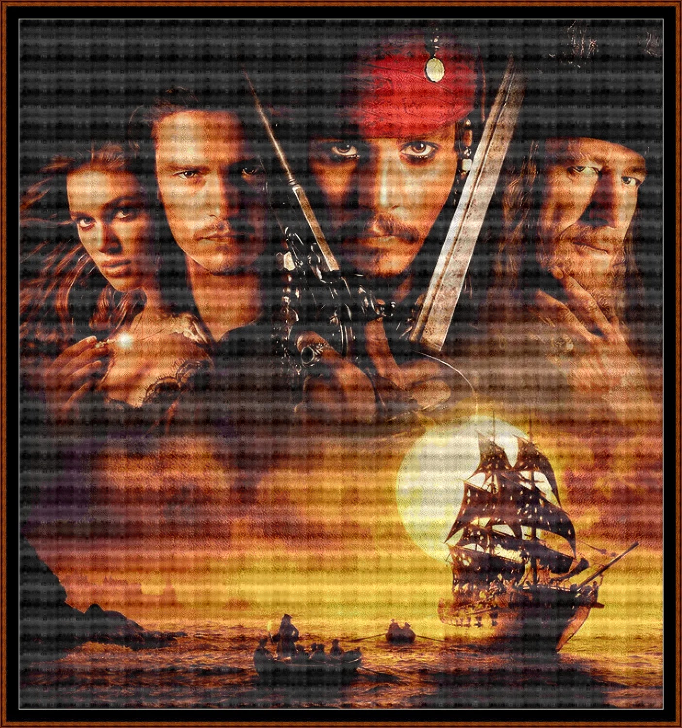 Pirates 1 cross stitch patterns expertly created by Sam Pirates 1 is a swash-buckling cross stitch pattern that comes as a full coverage pattern with no back-stitching. Additionally, the Original Four is available in 2 different design sizes - cross stitch regular & XL And each sale includes both B&W and colour charts