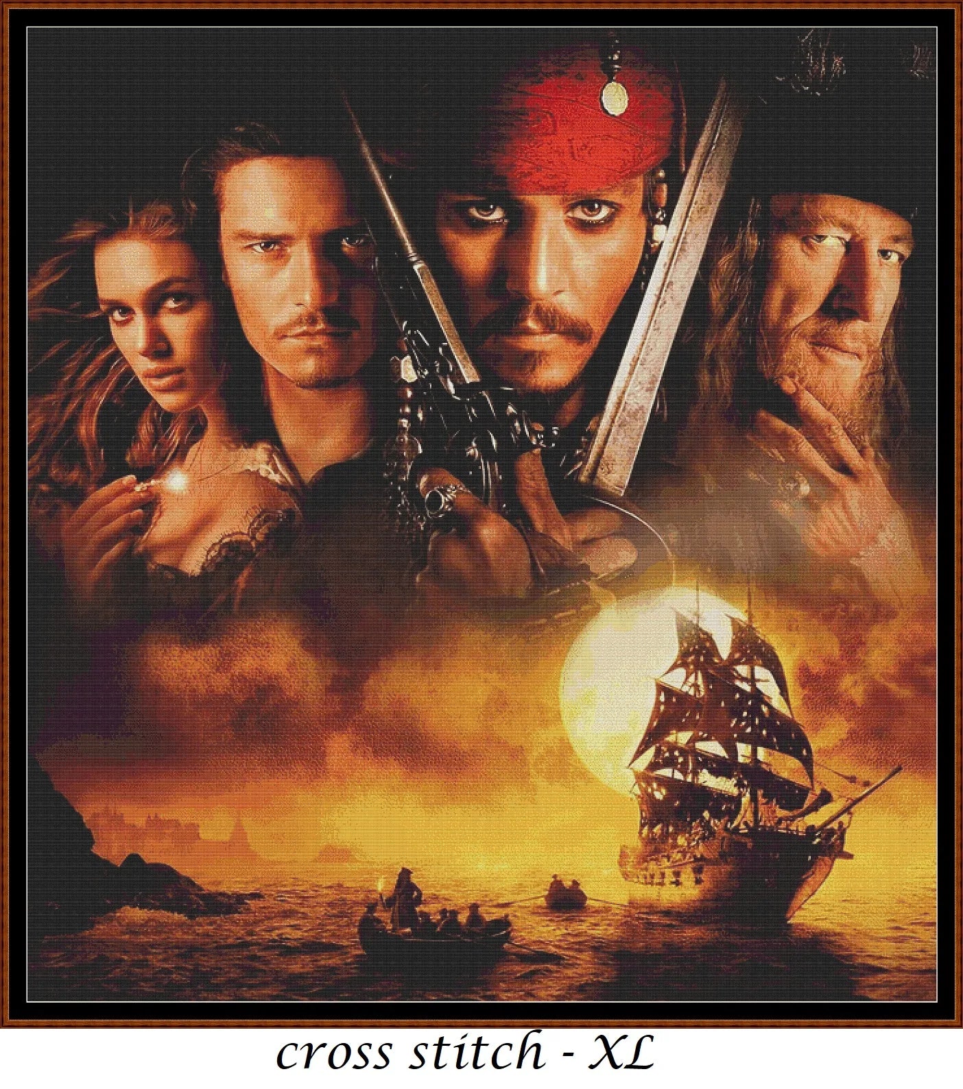 Pirates 1 cross stitch patterns expertly created by Sam Pirates 1 is a swash-buckling cross stitch pattern that comes as a full coverage pattern with no back-stitching. Additionally, the Original Four is available in 2 different design sizes - cross stitch regular & XL And each sale includes both B&W and colour charts