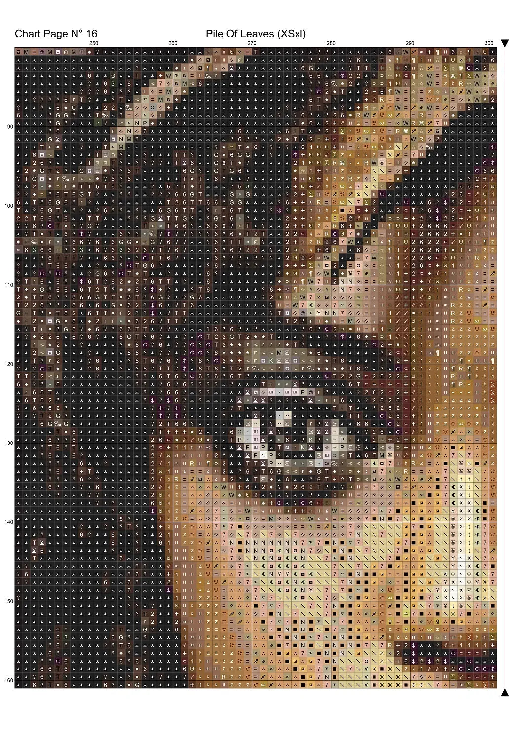 Expertly created from art by Ralf Seemann, under Public Domain CC0 license, Pile Of Leaves. Pile Of Leaves is a fantasy scene pattern that comes as a full coverage pattern with no back-stitching. Additionally, Pile Of Leaves is available in 2 different design sizes - cross stitch regular & XL And each sale includes both B&W and colour charts