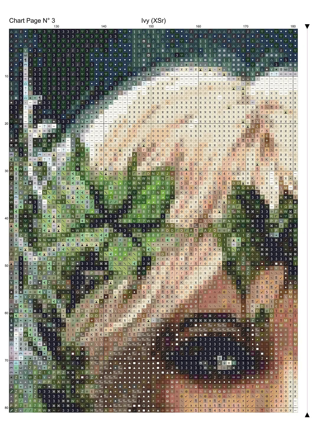 Expertly created from art by Ralf Seemann, under Public Domain CC0 license, Ivy patterns. Ivy is a fantasy scene pattern that comes as a full coverage pattern with no back-stitching. Additionally, Ivy is available in 2 different design sizes - cross stitch regular & XL And each sale includes both B&W and colour charts