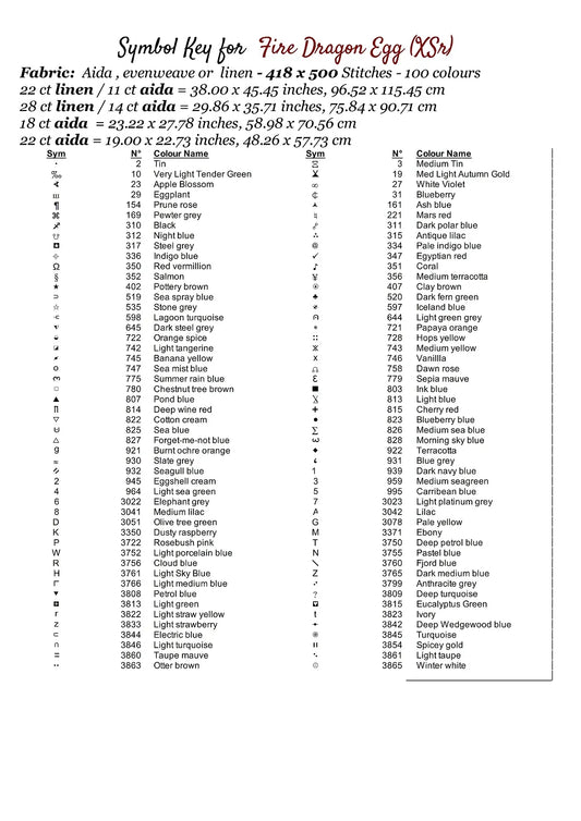 Expertly created from art by CrimsonMystique, under Public Domain CC0 license, Fire Dragon Egg patterns. Fire Dragon Egg is a fantasy swan pattern that comes as a full coverage pattern with no back-stitching. Additionally, Fire Dragon Egg is available in 2 different design sizes - cross stitch regular & XL And each sale includes both B&W and colour charts