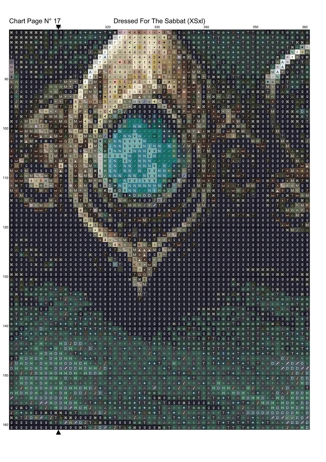 Expertly created from art by Nanne Tiggelman, under Public Domain CC0 license, Dressed For The Sabbat patterns. Dressed For The Sabbat is a witch pattern that comes as a full coverage pattern with no back-stitching. Additionally, Dressed For The Sabbat is available in 2 different design sizes - cross stitch regular & XL And each sale includes both B&W and colour charts
