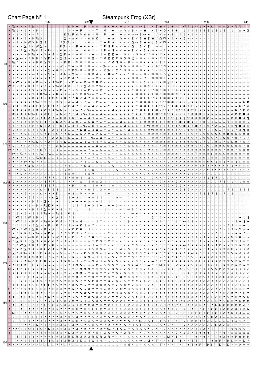 Expertly created from art by Lisa Yount, under Public Domain CC0 license, Steampunk Frog patterns. Steampunk Frog is a fantasy amphibian pattern that comes as a full coverage pattern with no back-stitching. Additionally, Steampunk Frog is available in 2 different design sizes - cross stitch regular & XL And each sale includes both B&W and colour charts