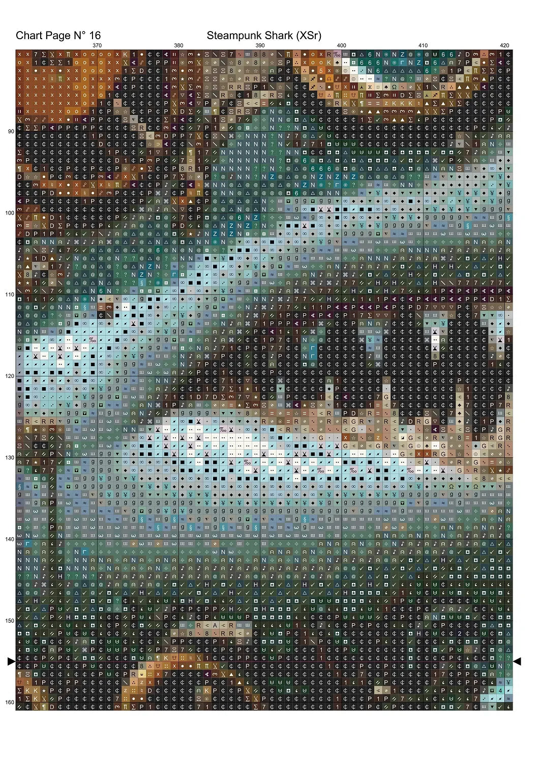 Expertly created from art by Lisa Yount, under Public Domain CC0 license, Steampunk Shark patterns. Steampunk Shark is a fantasy aquatic pattern that comes as a full coverage pattern with no back-stitching. Additionally, Steampunk Shark is available in 2 different design sizes - cross stitch regular & XL And each sale includes both B&W and colour charts