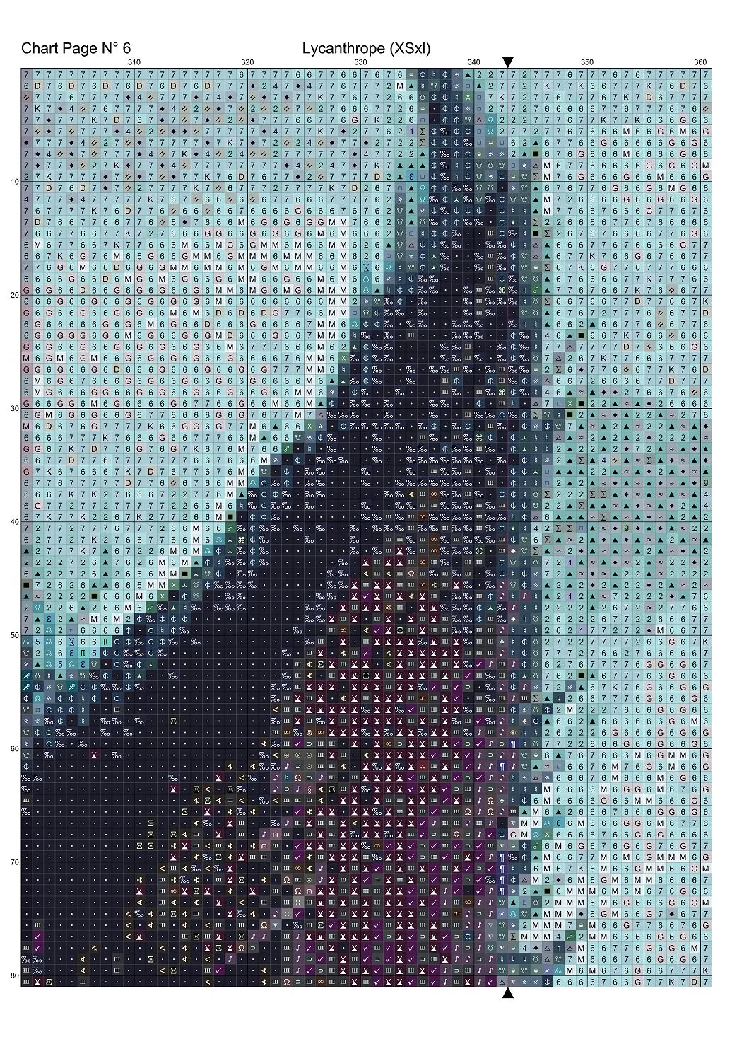 Expertly created from art by Kimut, under Public Domain CC0 license, Lycanthrope patterns.