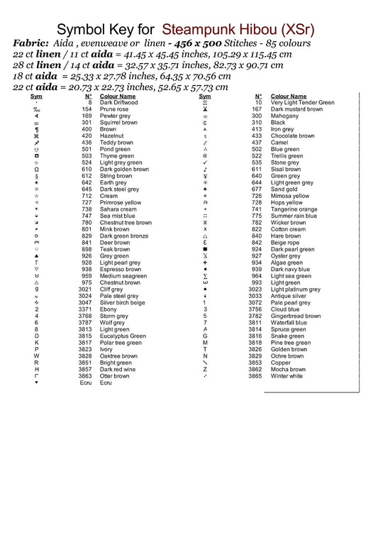 Expertly created from art by Asayuki, under Public Domain CC0 license, Steampunk Hibou patterns. Steampunk Hibou is an owl pattern that comes as a full coverage pattern with no back-stitching.