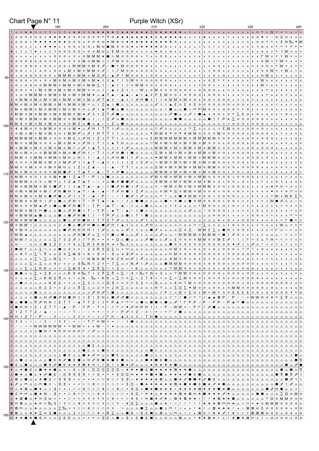 Expertly created from art by CrimsonMystique, under Public Domain CC0 license, Purple Witch patterns. Purple Witch is an art cat cross stitch pattern that comes as a full coverage pattern with no back-stitching. Additionally, Purple Witch is available in 2 different design sizes - cross stitch regular & XL And each sale includes both B&W and colour charts