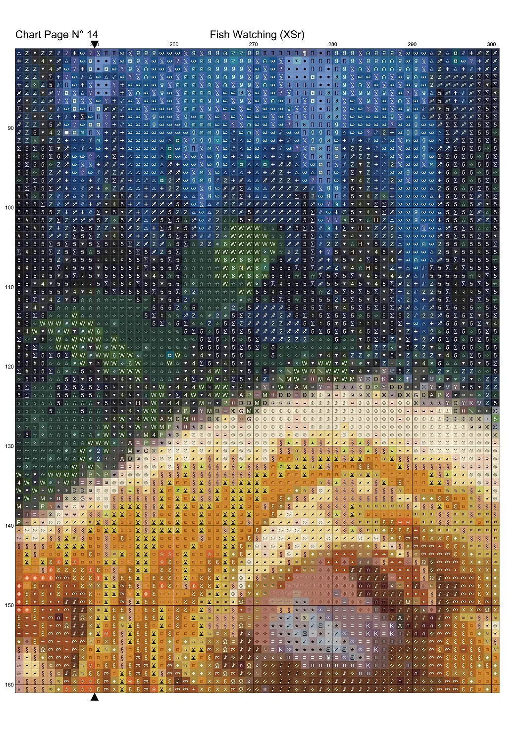Expertly created from art by David Clode, under Public Domain CC0 license, Fish Watching patterns. Fish Watching is an art cat cross stitch pattern that comes as a full coverage pattern with no back-stitching. Additionally, Fish Hunting is available in 2 different design sizes - cross stitch regular & XL And each sale includes both B&W and colour charts