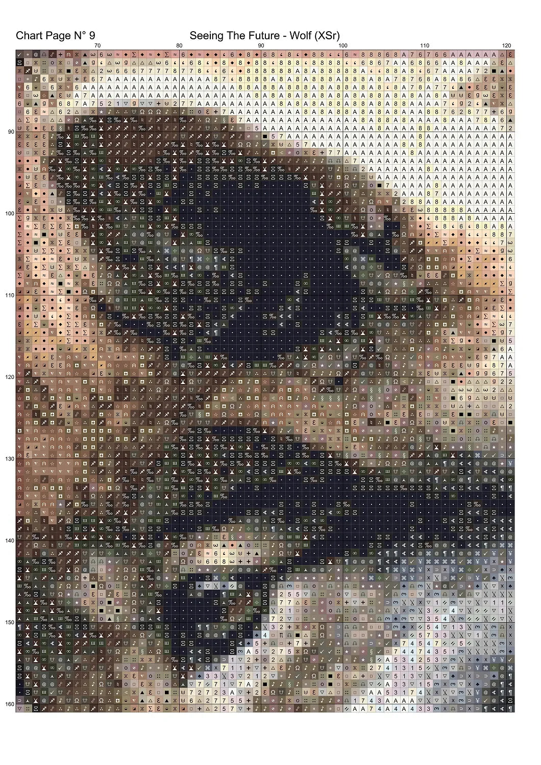 Expertly created from art by Chris0223, under Public Domain CC0 license, Wolf Seeing the Future patterns. Wolf Seeing the Future is a stunning canine cross stitch pattern that comes as a full coverage pattern with no back-stitching. Additionally, Wolf Seeing the Future is available in 2 different design sizes - cross stitch regular & XL And each sale includes both B&W and colour charts