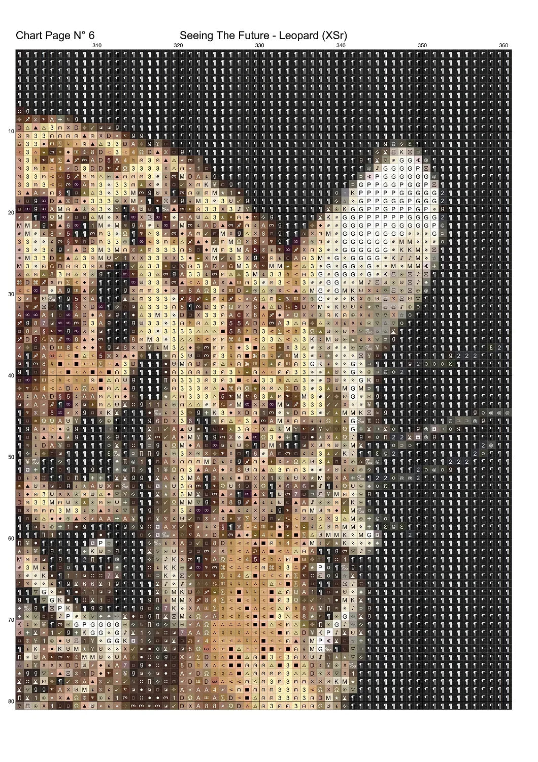 Expertly created from art by Chris0223, under Public Domain CC0 license, Leopard Seeing the Future patterns. Leopard Seeing the Future is a beautiful cat cross stitch pattern that comes as a full coverage pattern with no back-stitching. Additionally, Leopard Seeing the Future is available in 2 different design sizes - cross stitch regular & XL And each sale includes both B&W and colour charts