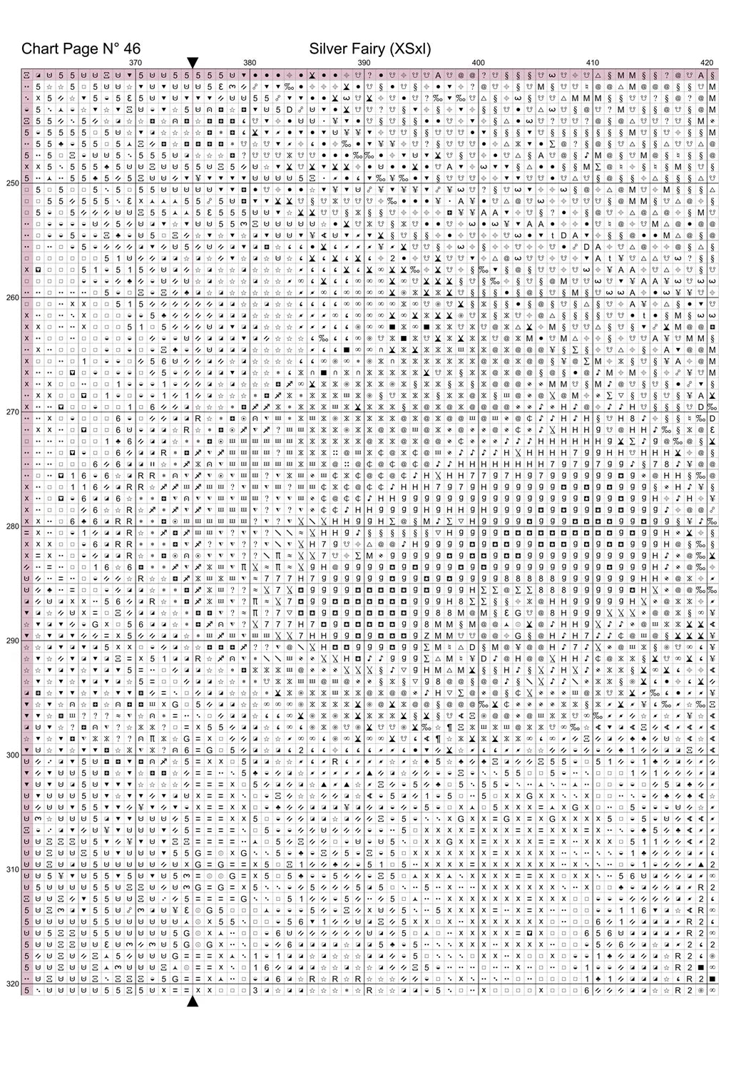 Silver Fairy cross stitch pattern conceived and expertly created by Sam. Inspired by art created by Barbara (BarBus) covered under the Public Domain CC0 license.