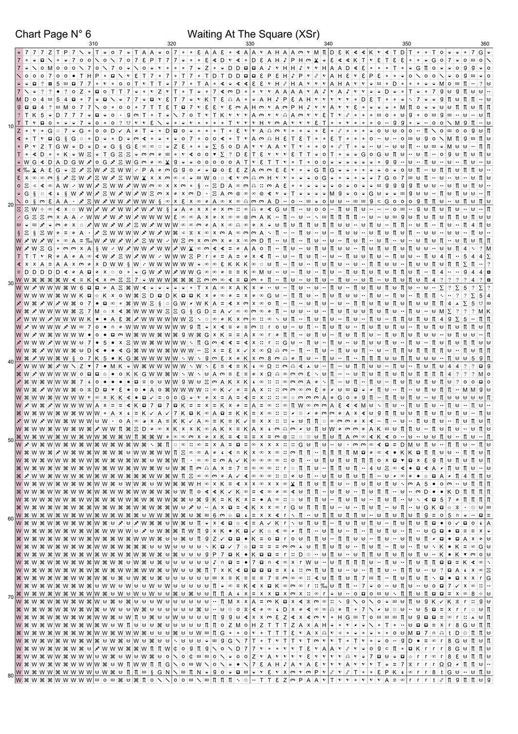 Waiting At The Square Oriental cross stitch pattern A unique and exclusive design to modXstitch, conceived and expertly created with the help of AI, by Sam. Waiting At The Square is an Oriental-style cross stitch pattern that comes as a full coverage pattern with absolutely no back-stitching or pesky half-stitches. Also, Waiting At The Square is available in 2 different design sizes - cross stitch regular & XL And each sale includes both B&W and colour charts