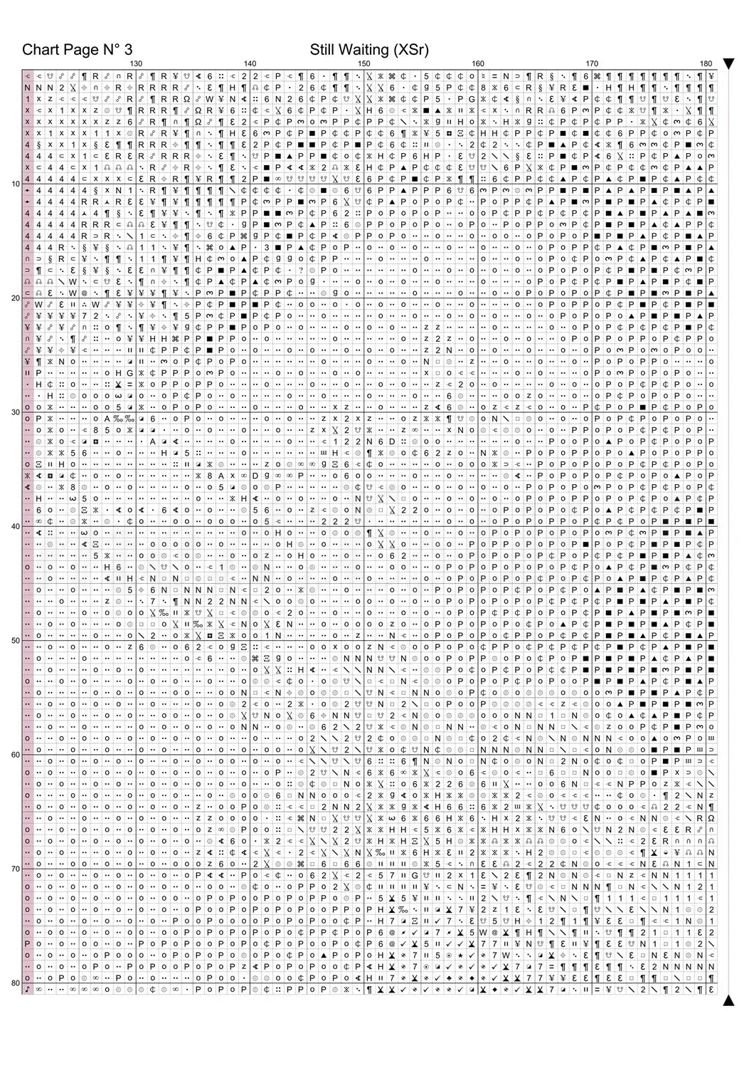 Still Waiting Oriental cross stitch pattern A unique and exclusive design to modXstitch, conceived and expertly created with the help of AI, by Sam. Still Waiting is an Oriental-style cross stitch pattern that comes as a full coverage pattern with absolutely no back-stitching or pesky half-stitches. Also, Still Waiting is available in 2 different design sizes - cross stitch regular & XL And each sale includes both B&W and colour charts
