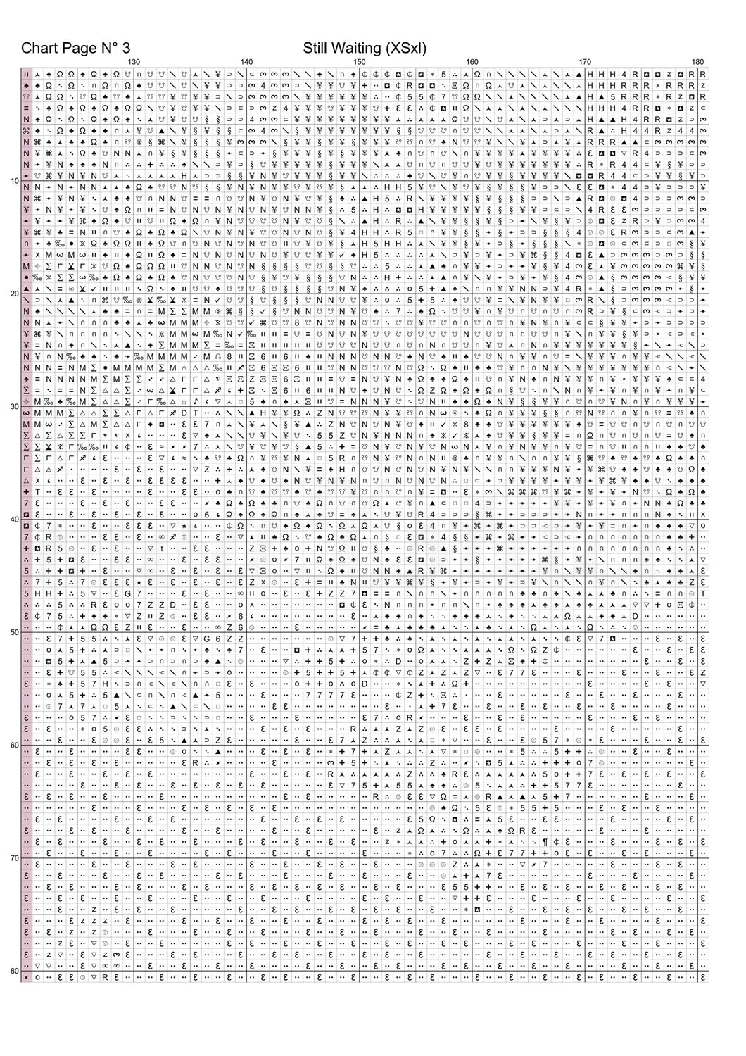 Still Waiting Oriental cross stitch pattern A unique and exclusive design to modXstitch, conceived and expertly created with the help of AI, by Sam. Still Waiting is an Oriental-style cross stitch pattern that comes as a full coverage pattern with absolutely no back-stitching or pesky half-stitches. Also, Still Waiting is available in 2 different design sizes - cross stitch regular & XL And each sale includes both B&W and colour charts