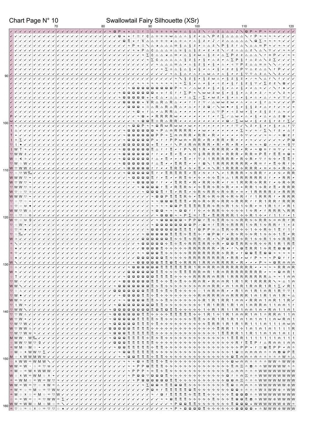 Swallowtail Fairy Silhouette cross stitch pattern A unique and exclusive design to modXstitch, conceived and expertly created with the help of AI, by Sam. Swallowtail Fairy Silhouette is a fantasy style cross stitch pattern that comes as a full coverage pattern with absolutely no back-stitching or pesky half-stitches. Also, Swallowtail Fairy Silhouette is available in 2 different design sizes - cross stitch regular & XL And each sale includes both B&W and colour charts
