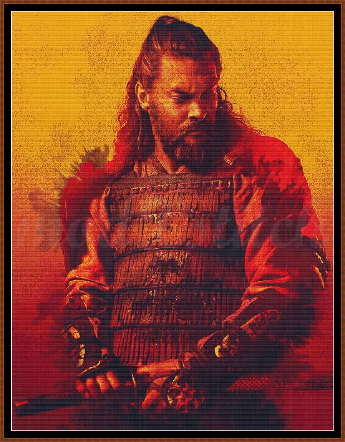 See - Jason Momoa cross stitch pattern See - Jason Momoa is a fantasy TV cross stitch pattern that comes as a full coverage pattern with absolutely no back-stitching or pesky half-stitches. See - Jason Momoa is available in 2 different design sizes - cross stitch regular & XL And each sale includes both B&W and colour charts