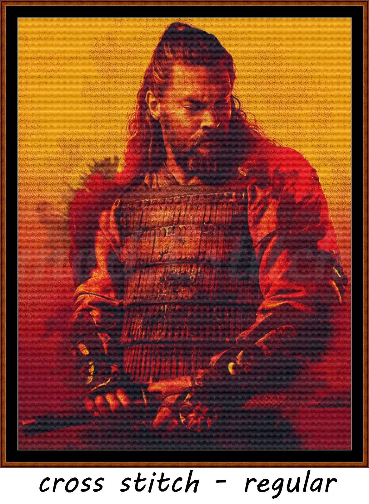 See - Jason Momoa cross stitch pattern See - Jason Momoa is a fantasy TV cross stitch pattern that comes as a full coverage pattern with absolutely no back-stitching or pesky half-stitches. See - Jason Momoa is available in 2 different design sizes - cross stitch regular & XL And each sale includes both B&W and colour charts