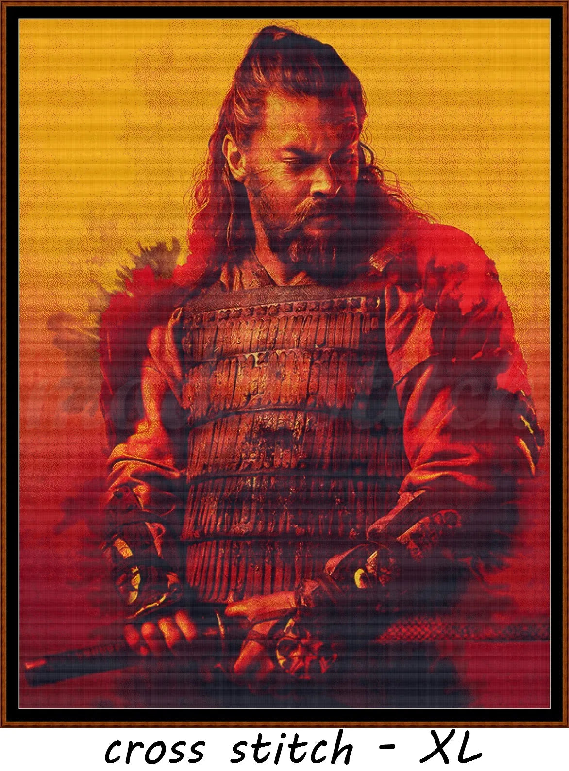 See - Jason Momoa cross stitch pattern See - Jason Momoa is a fantasy TV cross stitch pattern that comes as a full coverage pattern with absolutely no back-stitching or pesky half-stitches. See - Jason Momoa is available in 2 different design sizes - cross stitch regular & XL And each sale includes both B&W and colour charts