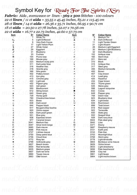 Ready For The Spirits cross stitch pattern A unique design to modXstitch, expertly created by Sam. Ready For The Spirits is a sugar skull cross stitch pattern that comes as a full coverage pattern with absolutely no back-stitching or pesky half-stitches. Also, Ready For The Spirits is available in 2 different design sizes - cross stitch regular & XL And each sale includes both B&W and colour charts