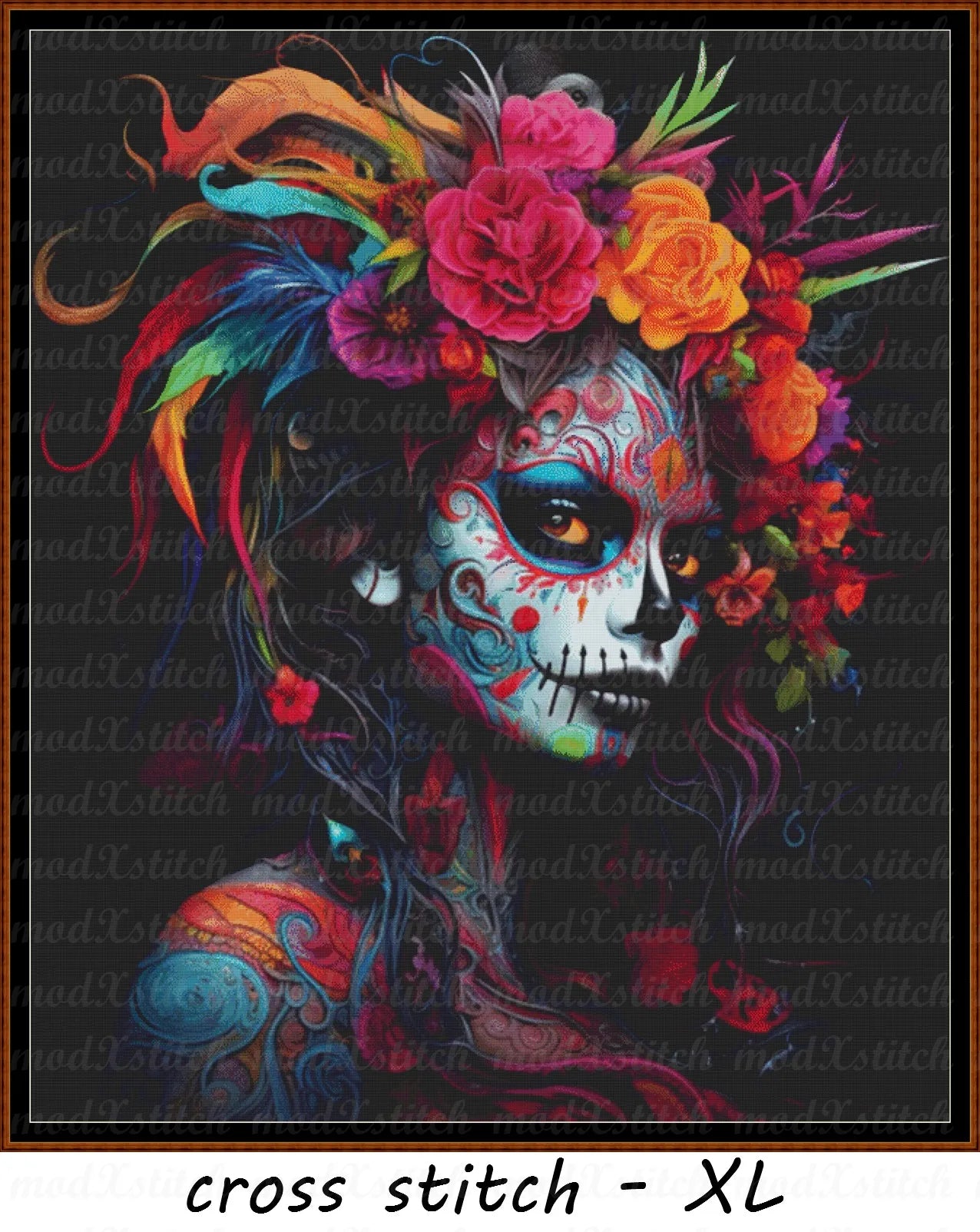 Dressed For The Spirits cross stitch pattern A unique design to modXstitch, expertly created by Sam