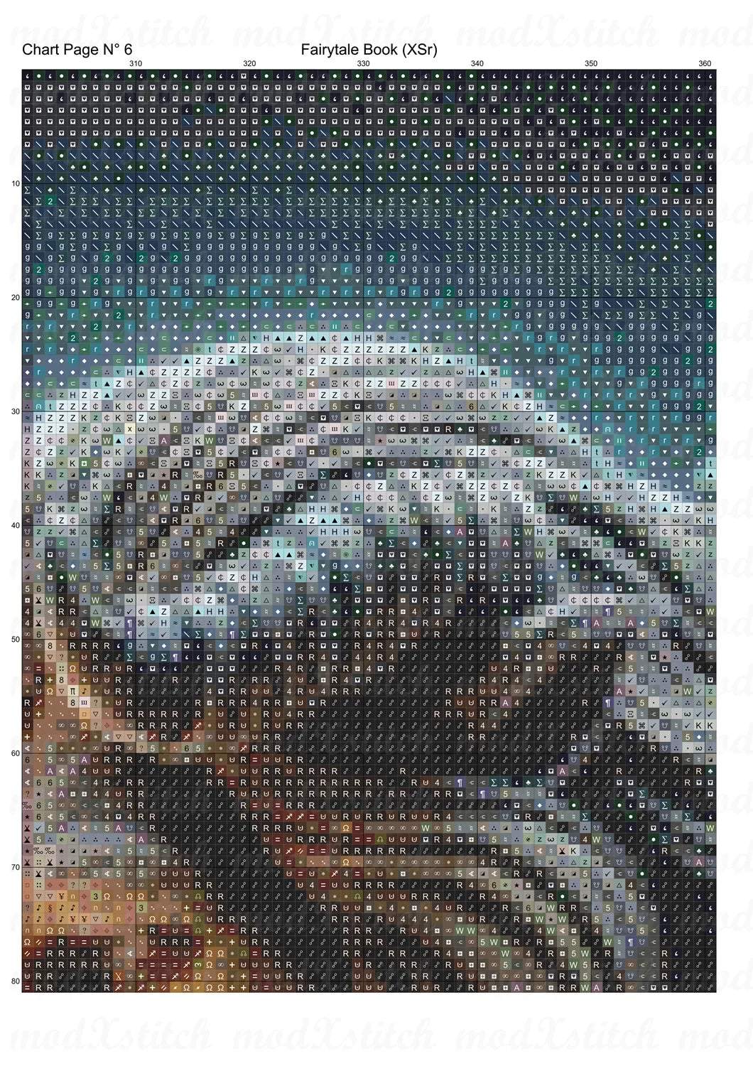 Fairytale Book cross stitch pattern A unique design to modXstitch, expertly created by Sam. Fairytale Book is a beauty and the beast cross stitch pattern that comes as a full coverage pattern with absolutely no back-stitching or pesky half-stitches.