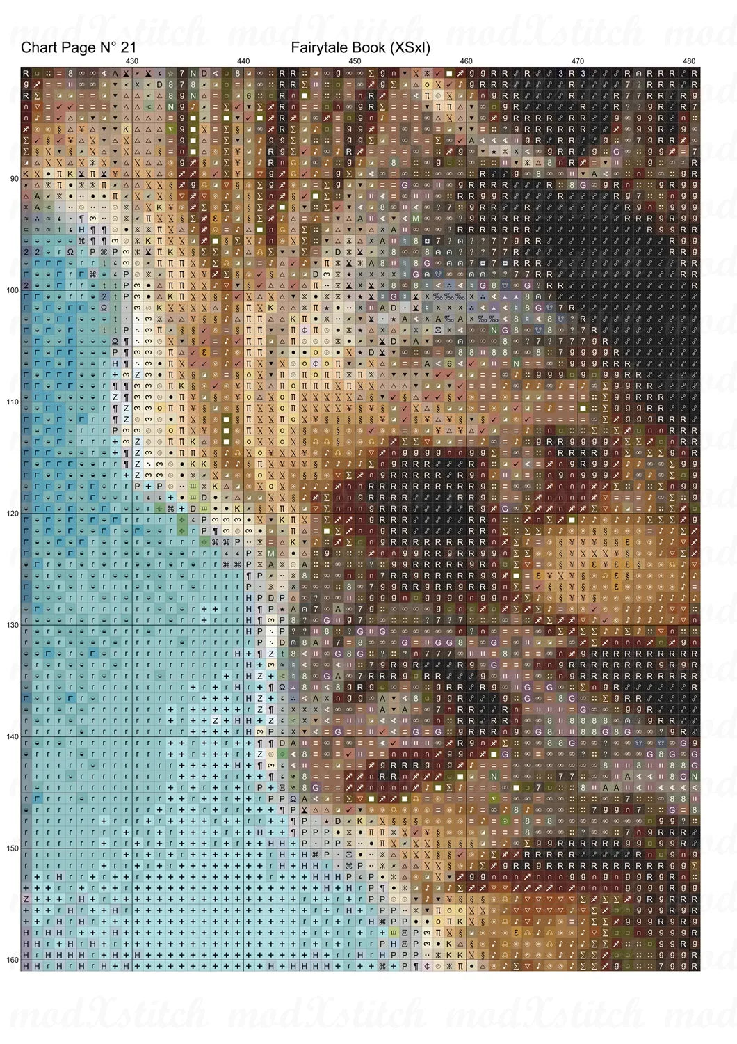 Fairytale Book cross stitch pattern A unique design to modXstitch, expertly created by Sam. Fairytale Book is a beauty and the beast cross stitch pattern that comes as a full coverage pattern with absolutely no back-stitching or pesky half-stitches.