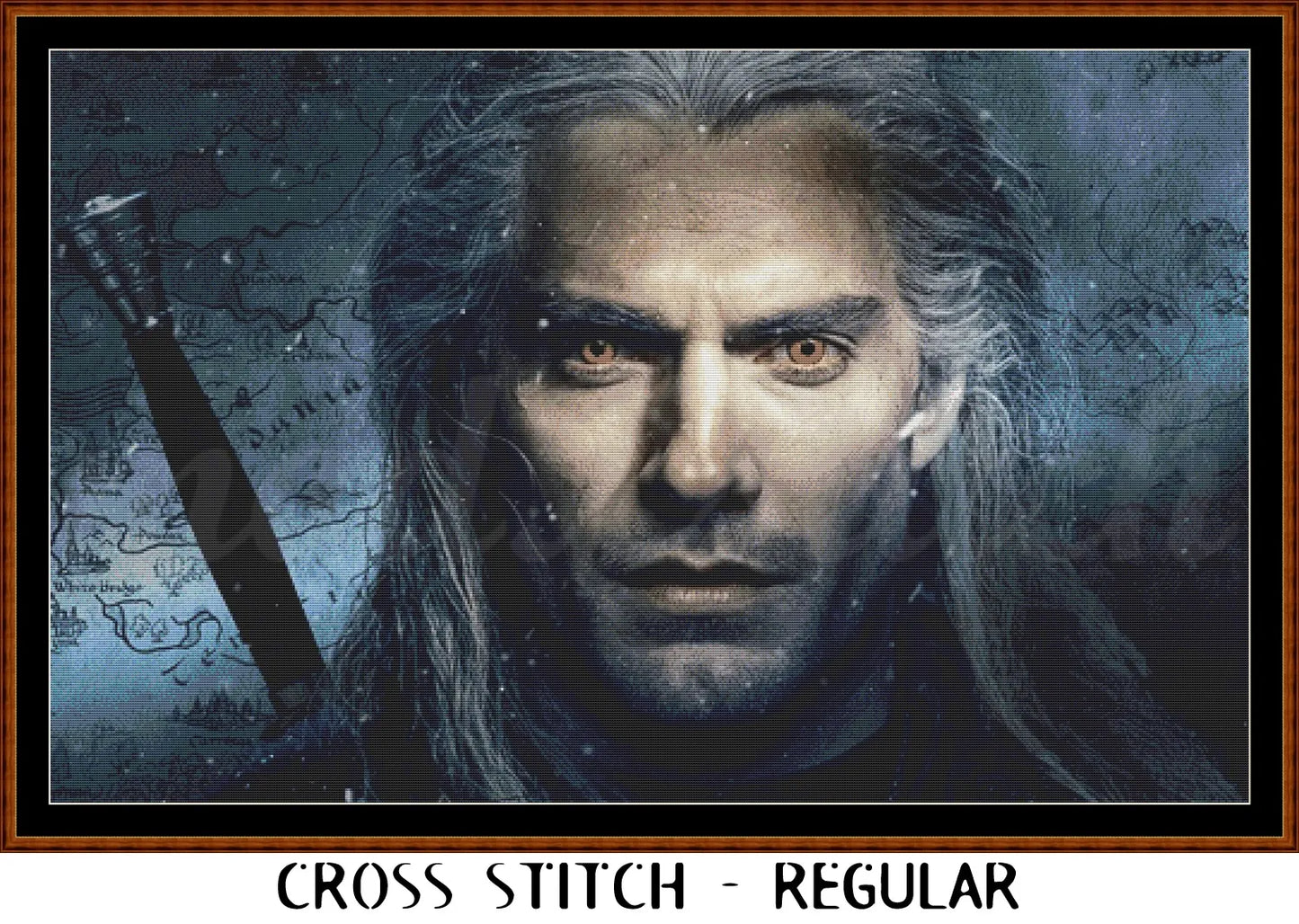The Witcher cross stitch pattern A unique design to modXstitch, expertly created by Sam.