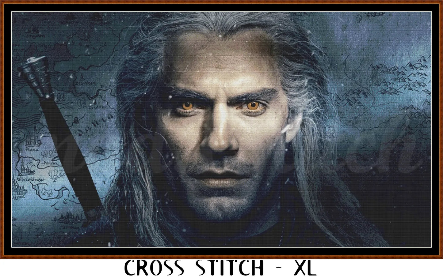 The Witcher cross stitch pattern A unique design to modXstitch, expertly created by Sam.