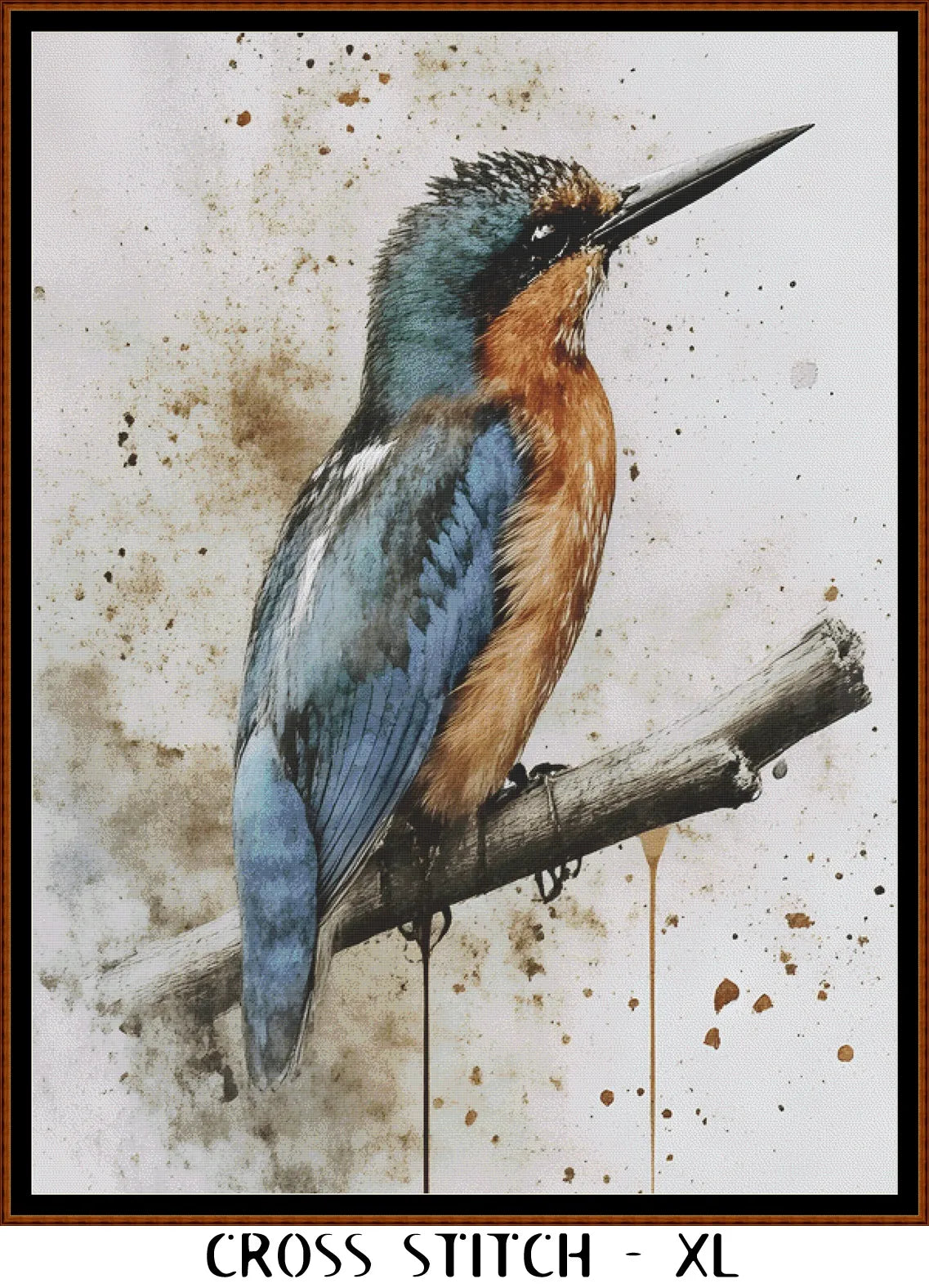 Spirit Of The Kingfisher Cross Stitch Pattern PDF