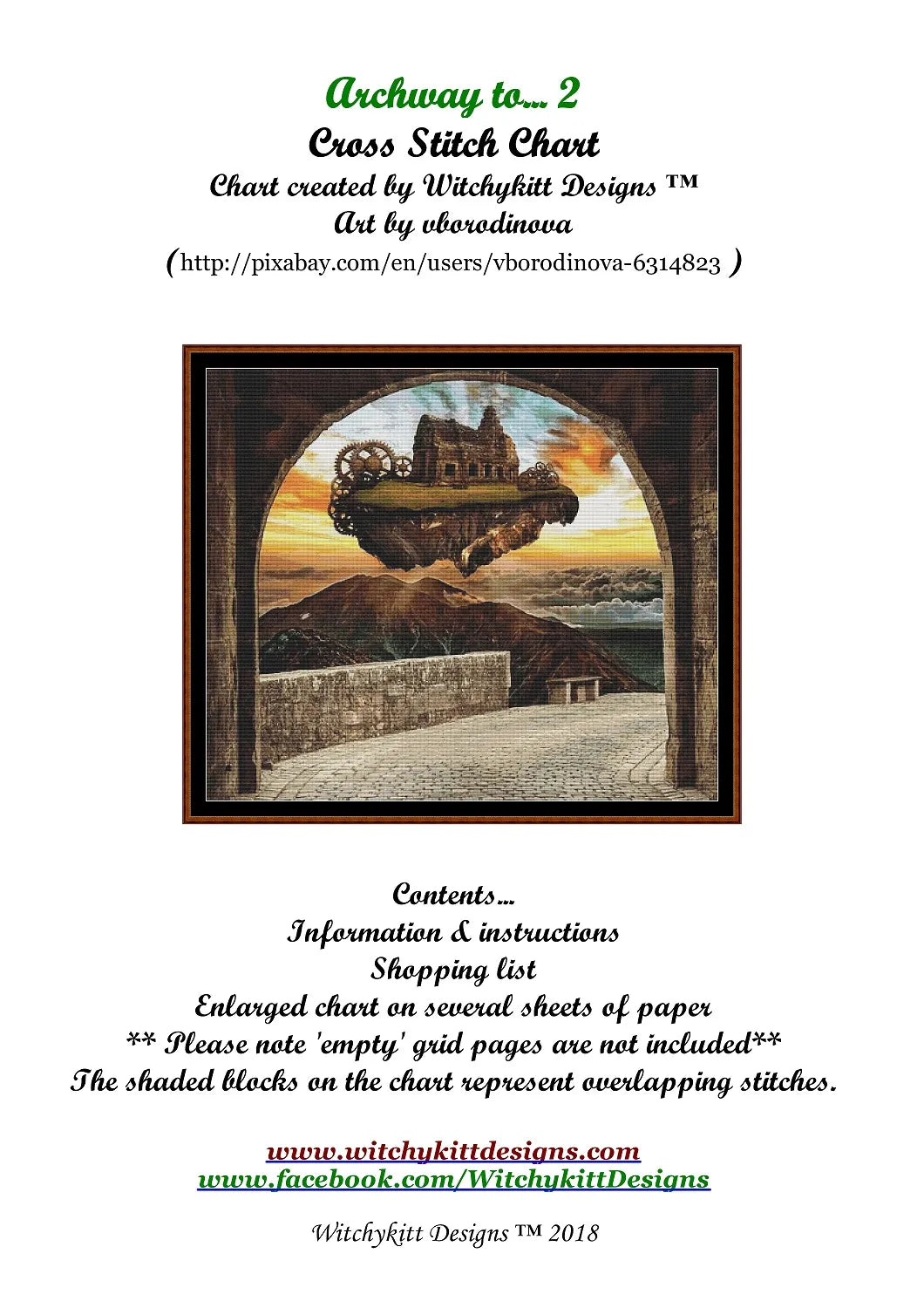 Archway to... 2 pattern s expertly created from art by vborodinova under Public Domain CC0 license