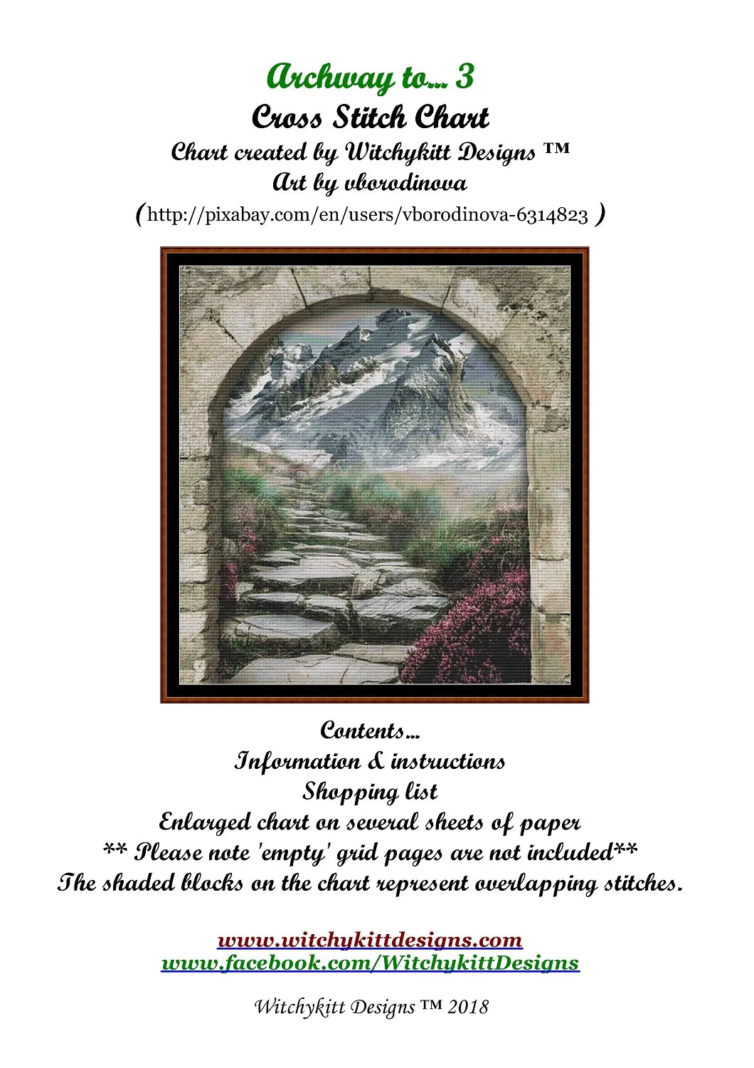 Archway to... 3 pattern s expertly created from art by vborodinova under Public Domain CC0 license
