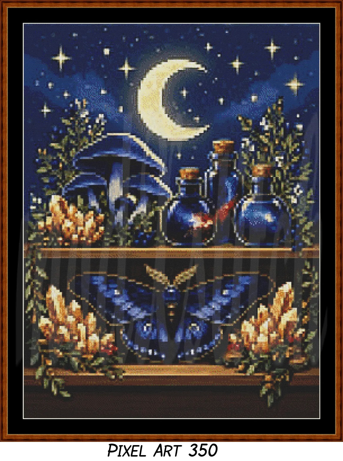 Witch's Shelf - Air (Pixel Art) Cross Stitch Pattern PDF Bundle